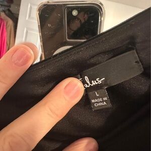 Lulu's Elegant Black Maxi Dress